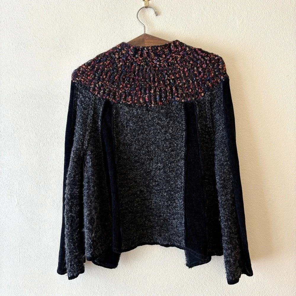 Vintage‎ Anthropologie Curio cardigan chunky knit chenille mohair sweater